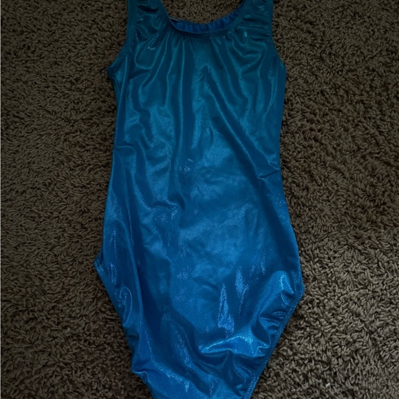 Blue Rhinestone Leotard - Picture 2 of 2